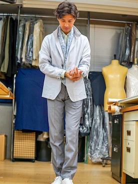 2ndbmさん（メンズ・174cm）の冬コーディネート