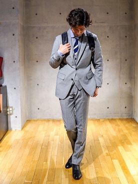 「CROWDED CLOSET（クラウデッドクローゼット）のアイテム」を使った、2ndbmさん（メンズ・174cm）の春コーディネート