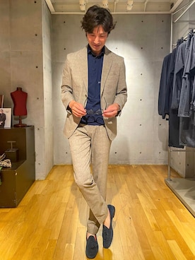 「アイテム（ポロシャツ）」を使った、2ndbmさん（メンズ・174cm）の夏コーディネート