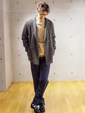 2ndbmさん（メンズ・174cm）の秋コーディネート