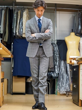 2ndbmさん（メンズ・174cm）の冬コーディネート