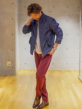 2ndbmさん（メンズ・174cm）の秋コーディネート