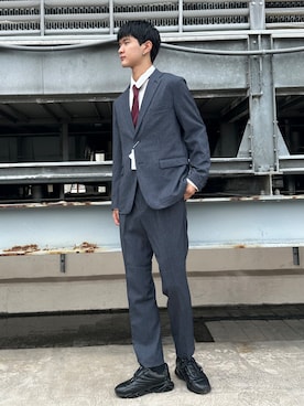 「tk.TAKEO KIKUCHI（ティーケータケオキクチ）のアイテム（トップス）」を使った、KOHEIさん（メンズ・181cm）の夏コーディネート
