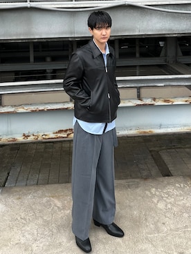 「tk.TAKEO KIKUCHI（ティーケータケオキクチ）のアイテム（ジャケット/アウター）」を使った、KOHEIさん（メンズ・182cm）の秋コーディネート