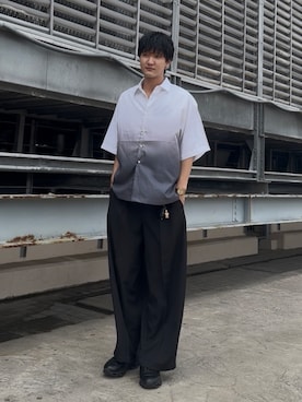 「tk.TAKEO KIKUCHI（ティーケータケオキクチ）のアイテム」を使った、KOHEIさん（メンズ・181cm）の春コーディネート