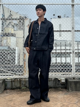 「tk.TAKEO KIKUCHI（ティーケータケオキクチ）のアイテム（ジャケット/アウター）」を使った、KOHEIさん（メンズ・181cm）の夏コーディネート