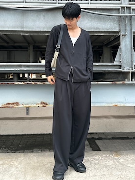 「tk.TAKEO KIKUCHI（ティーケータケオキクチ）のアイテム（トップス）」を使った、KOHEIさん（メンズ・182cm）の秋コーディネート