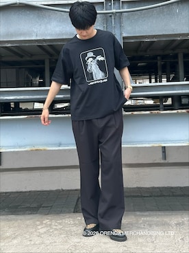 「tk.TAKEO KIKUCHI（ティーケータケオキクチ）のアイテム（トップス）」を使った、KOHEIさん（メンズ・181cm）の夏コーディネート