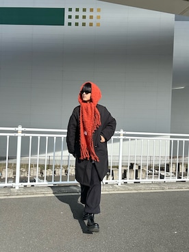 「STUDIOUS（ステュディオス）のアイテム（シューズ）」を使った、アルペジオさん（メンズ・180cm）の冬コーディネート