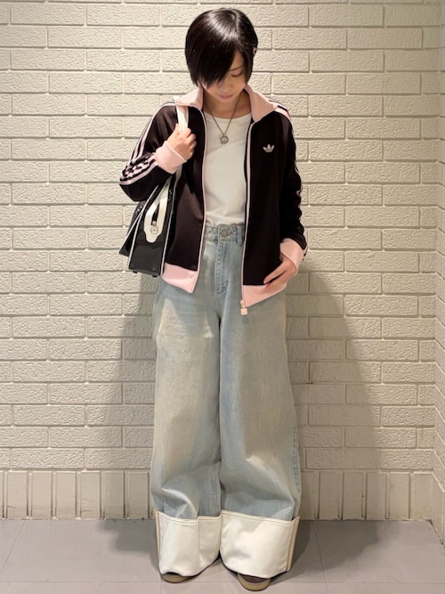 ビンテージ ワイドレッグ ジーンズ / アディダスオリジナルス adidas