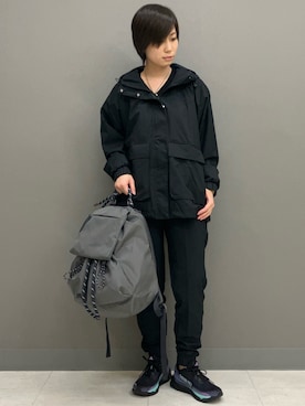 「スリーストライプス」｜「アイテム（ジャケット/アウター）」を使った、TKさん（レディース・161cm）の秋コーディネート