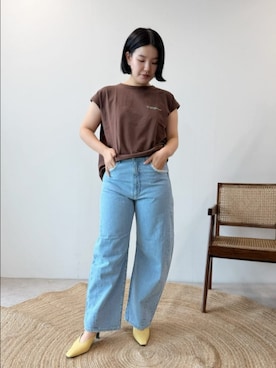 「Firsthand（ファーストハンド）のアイテム（トップス）」を使った、Firsthandさん（レディース・161cm）の夏コーディネート