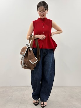 「Firsthand（ファーストハンド）のアイテム（トップス）」を使った、Firsthandさん（レディース・160cm）の春コーディネート