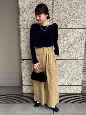 「Firsthand（ファーストハンド）のアイテム」を使った、Firsthandさん（レディース・160cm）の秋コーディネート