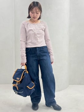 「Firsthand（ファーストハンド）のアイテム（トップス）」を使った、Firsthandさん（レディース・150cm）の春コーディネート