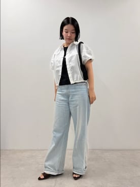 「Firsthand（ファーストハンド）のアイテム（バッグ）」を使った、Firsthandさん（レディース・161cm）の夏コーディネート