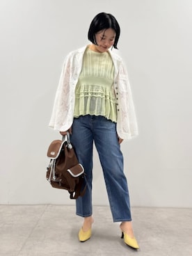 「Firsthand（ファーストハンド）のアイテム（トップス）」を使った、Firsthandさん（レディース・161cm）の春コーディネート