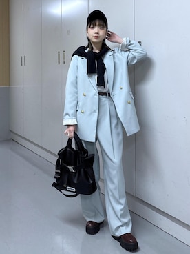 「VIS（ビス）のアイテム」を使った、ayameさん（レディース・155cm）の冬コーディネート