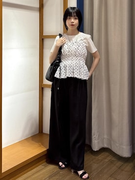 「POLO BCS（ポロ ビーシーエス）のアイテム」を使った、ayameさん（レディース・155cm）の夏コーディネート