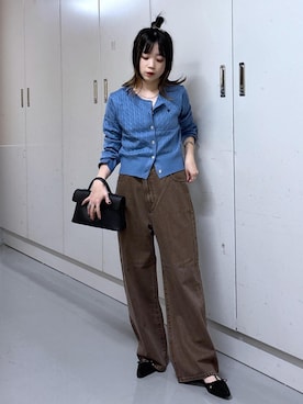 「VIS（ビス）のアイテム」を使った、ayameさん（レディース・155cm）の秋コーディネート