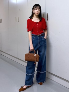「VIS（ビス）のアイテム」を使った、ayameさん（レディース・155cm）の夏コーディネート