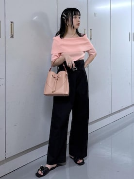 「アイテム（パンツ）」を使った、ayameさん（レディース・155cm・20代）の夏コーディネート