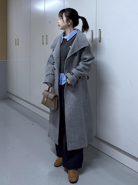 「Juze（ジュゼ）のアイテム」を使った、ayameさん（レディース・155cm）の冬コーディネート