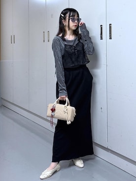 「レイヤード」｜ayameさん（レディース・155cm）の秋コーディネート