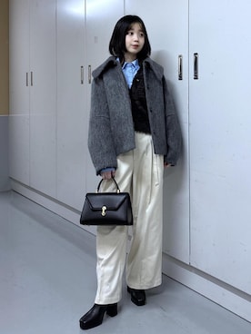 「VIS（ビス）のアイテム」を使った、ayameさん（レディース・155cm）の冬コーディネート