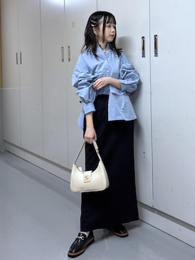 「VIS（ビス）のアイテム」を使った、ayameさん（レディース・155cm）の秋コーディネート