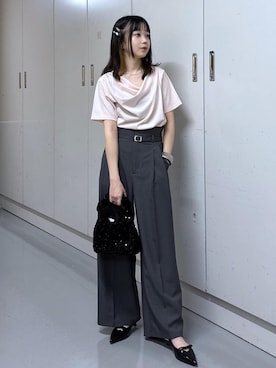 「アイテム（パンプス）」を使った、ayameさん（レディース・155cm・20代）の夏コーディネート