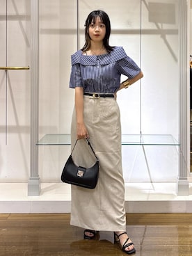 「アイテム（ネックレス）」を使った、ayameさん（レディース・155cm・20代）の夏コーディネート