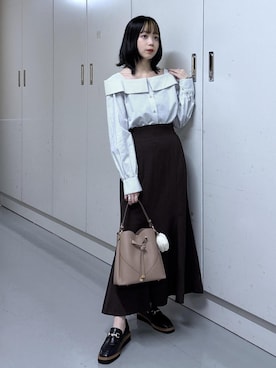 「アイテム（キーホルダー）」を使った、ayameさん（レディース・155cm・20代）の秋コーディネート