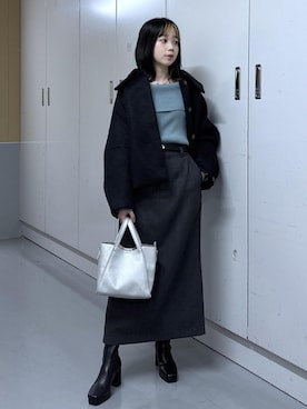 「VIS（ビス）のアイテム」を使った、ayameさん（レディース・155cm）の秋コーディネート