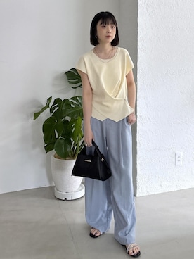 「VIS（ビス）のアイテム（バッグ）」を使った、ayameさん（レディース・155cm）の春コーディネート