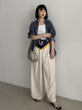「VIS（ビス）のアイテム」を使った、ayameさん（レディース・155cm）の春コーディネート