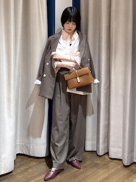 「VIS（ビス）のアイテム（ジャケット/アウター）」を使った、ayameさん（レディース・155cm）の秋コーディネート