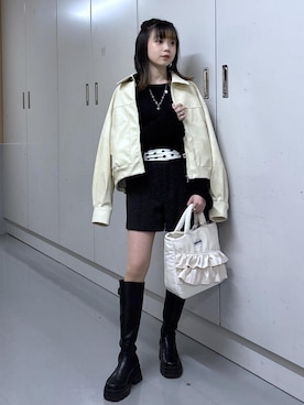 ayameさん（レディース・155cm）の冬コーディネート