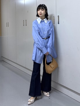 「Juze（ジュゼ）のアイテム」を使った、ayameさん（レディース・155cm）の冬コーディネート