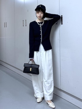 「POLO BCS（ポロ ビーシーエス）のアイテム」を使った、ayameさん（レディース・155cm）の冬コーディネート