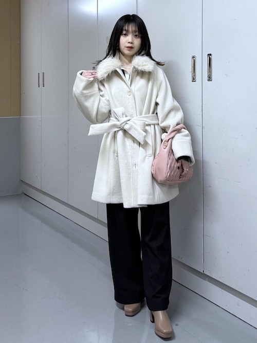 【2WAY】ねじりハンドルキルティングバッグ