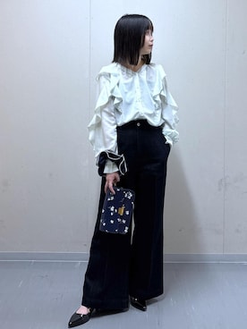 「アイテム（パンプス）」を使った、ayameさん（レディース・155cm・20代）の春コーディネート