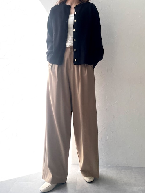 セール】高身長 ツータックワイドパンツ（トールサイズ