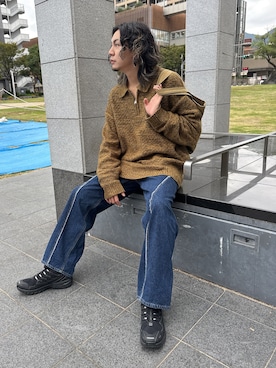 NISSHYさん（骨格ナチュラル・メンズ・171cm）の秋コーディネート