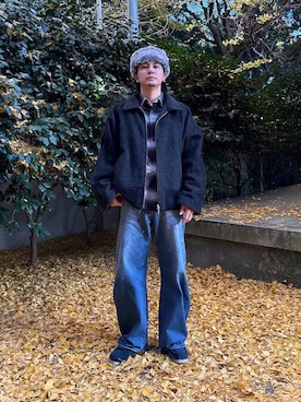 NISSHYさん（メンズ・171cm）の冬コーディネート