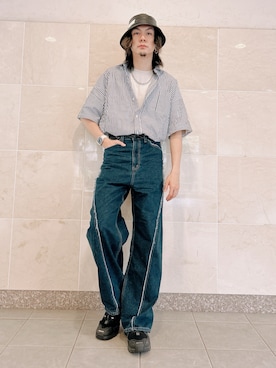 NISSHYさん（メンズ・171cm）の春コーディネート