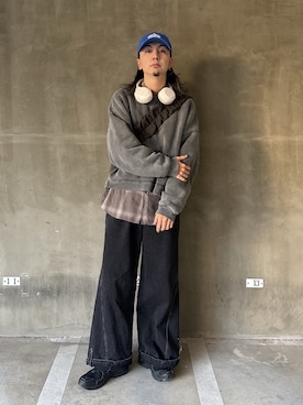 「OUAT（オーユーエーティー）のアイテム」を使った、NISSHYさん（骨格ナチュラル・メンズ・171cm）の冬コーディネート