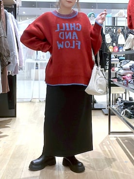 ヨシピーさん（レディース・154cm）の冬コーディネート