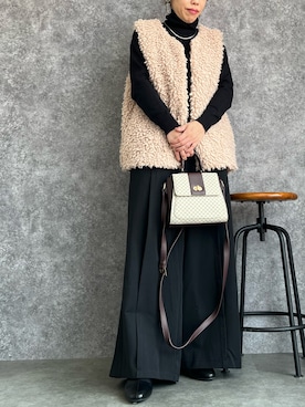 YOUさん（レディース・160cm）の冬コーディネート