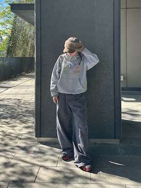 「アイテム（ヘアアクセサリー）」を使った、mahhiiさん（レディース・162cm）の秋コーディネート